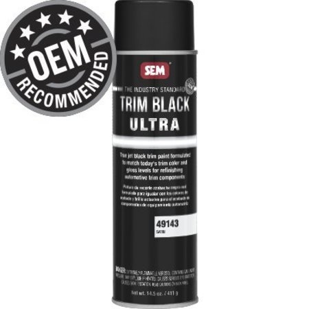 SEM PRODUCTS TRIM BLACK ULTRA SATIN SE49143